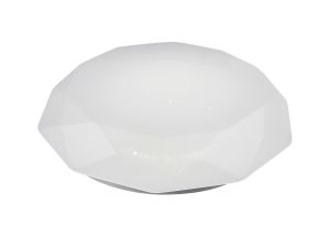 Diamante Smart Ceiling, 80W LED, 3000-5000K Tuneable White, 5200lm, Remote Control, APP, Alexa & Google Voice Control, White, 3yrs Warranty