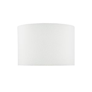 Dolce E27 White Cotton 30cm Drum Shade (Shade Only)