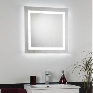 Endon EL-CABRERA IP44 Rated Backlit Bathroom Wall Mirror