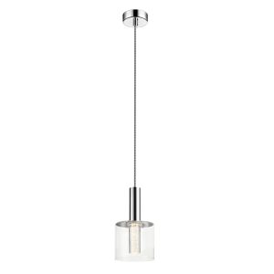 Zeus 5 Light LED Integrated 450lm 5W Polished Chrome Flush Double Insulated and Dimmable