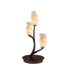 Forest Table Lamp 3 Light G9, Brown/Black Oxide
