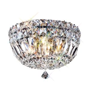 Georgina Flush Ceiling 4 Light G9 Polished Chrome/Crystal