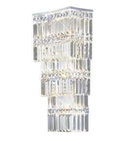 Gianni Wall Lamp 4 Light G9 Polished Chrome/Crystal