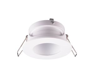 Guincho 8.5 cm Round Downlight GU10, Sand White, Cut Out: 70mm, Lampholder Included