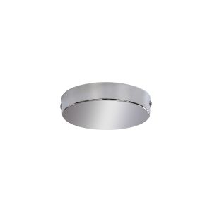 Hayes No Hole 12cm Round Ceiling Plate Polished Chrome