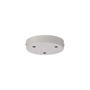 Hayes 3 Hole 12cm Round Ceiling Plate White