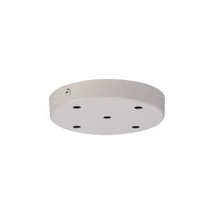 Hayes 5 Hole 15cm Round Ceiling Plate White