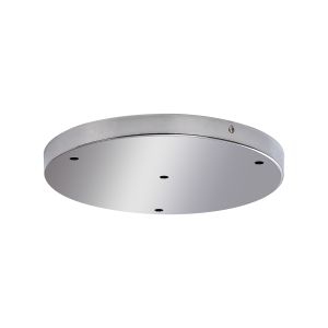 Hayes 4 Hole 28cm Round Ceiling Plate Polished Chrome