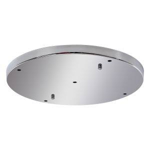 Hayes 5 Hole 40cm Round Ceiling Plate Polished Chrome