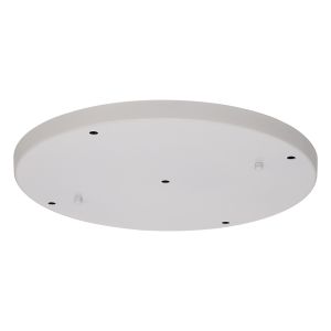 Hayes 5 Hole 40cm Round Ceiling Plate White