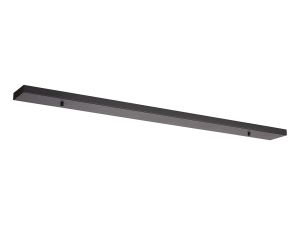 Hayes No Hole 1100 x 100mm Linear Ceiling Plate Satin Black