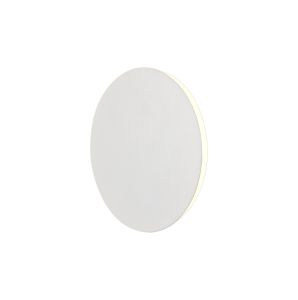 Horsley Magnetic Base Wall Lamp, 12W LED 3000K 498lm, 20/19cm Round Centre, Sand White/Acrylic Frosted Diffuser