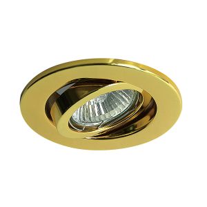 Hudson GU10 Adjustable Downlight Gold (Lamp Not Included), Cut Out: 84mm