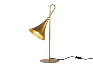 Jazz Table Lamp 58cm, 1 x E27 (Max 20W), Gold Painting