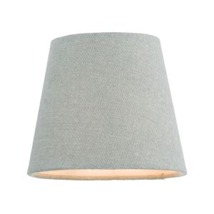 Joanna E14 Grey Linen Tapered 13cm Drum Shade (Shade Only)