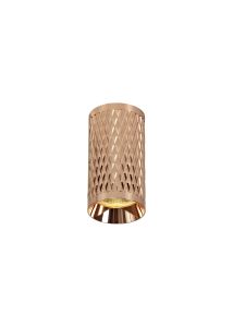 Jovis 11cm Surface Mounted Ceiling Light, 1 x GU10, Rose Gold