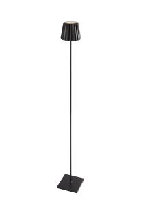 K2 Floor Lamp, 2.2W LED, 3000K, 188lm, IP54, USB Charging Cable Included, Black, 3yrs Warranty