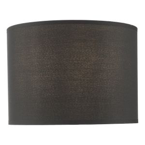 Kelso E27 Black Cotton 28cm Drum Shade (Shade Only)