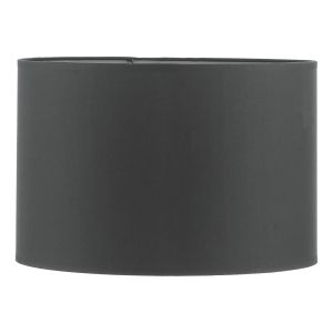 Kelso E27 Black Cotton 38cm Drum Shade (Shade Only)