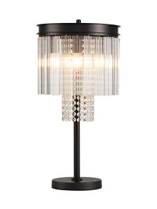 Lantau Table Lamp, 6 Light E14, Brown Oxide