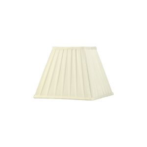 Leela Square Pleated Fabric Shade Ivory 138/250mm x 206mm