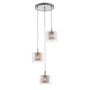 Ermione 3 Light G9 Adjustable Double Insulated Pendant