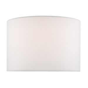 Lolek E27 Ivory Faux Silk 36cm Drum Shade (Shade Only)