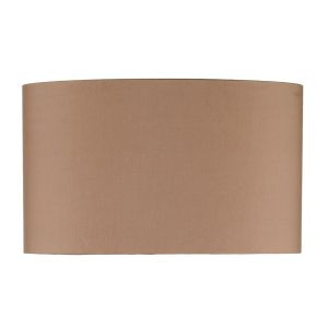 Madrid E27 Taupe Faux Silk 43cm Drum Shade (Shade Only)