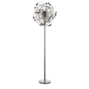 Messe Floor Lamp 12 Light G4 Polished Chrome/Crystal, NOT LED/CFL Compatible