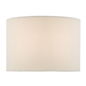 Nalani E27 Ivory Linen 26cm Drum Shade (Shade Only)