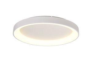 Niseko II Ring Ceiling 78cm 58W LED, 2700K-5000K Tuneable, 4700lm, Remote Control, White, 3yrs Warranty