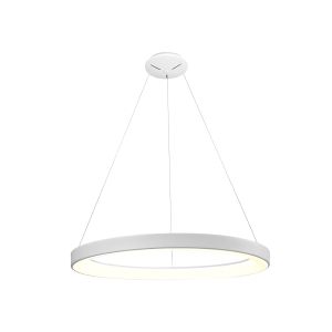 Niseko Dimmable Ring Pendant 90cm Round 60W LED 3000K, 4200lm, White, 3yrs Warranty