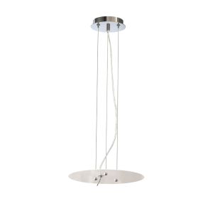 Nordica 20cm Pendant Kit 31CM, Polished Chrome/White Acrylic