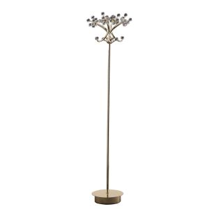 Octavia Floor Lamp 4 Light G4 French Gold/Crystal, NOT LED/CFL Compatible
