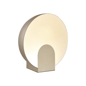 Oculo 30cm Table Lamp, 12W LED, 3000K, 1080lm, Satin Gold, 3yrs Warranty