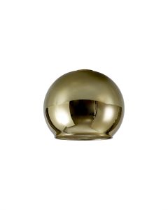 Penton 140mm Open Mouth (F) Round Gold Globe Glass Shade