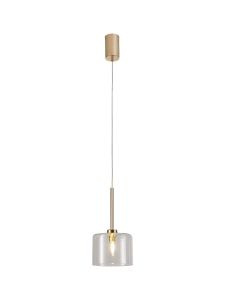 Penton Single Pendant 2m, 1 x G9, French Gold/Clear Type C Shade