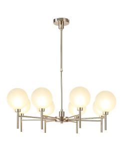 Penton Telescopic/Semi Flush, 8 x G9, French Gold/Frosted Type G Shade