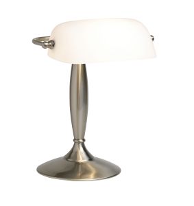 Endon PRES-TL-OP President Desk Lamp 1 Light In Chrome