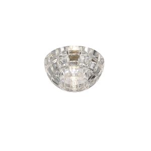 Ria G9 Dome Downlight 1 Light Polished Chrome/Crystal, Cut Out: 60mm