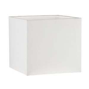Puscan E27 Ivory Cotton 16cm Square Shade (Shade Only)