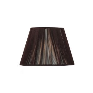 Silk String Shade Dark Brown 190/300mm x 200mm