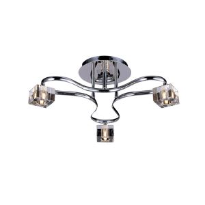 Sisco Semi Flush Round 3 Light G9 Polished Chrome