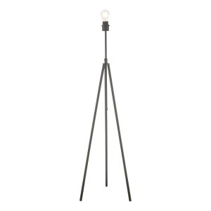 Skate 1 Light E27 Matt Black Adjustable Tripod Floor Lamp With Foot Switch (Base Only)