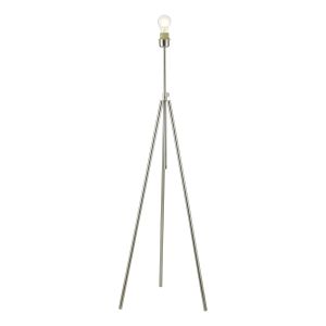 Ska 1 Light E27 Polished Chrome Adjustable Tripod Floor Lamp With Foot Switch (Base Only)