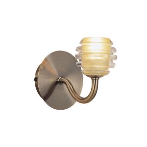*## Sphere Wall Lamp Switched 1 Light G9, Antique Brass