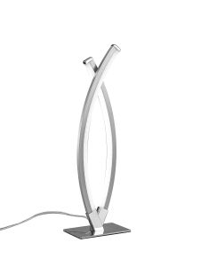 Surf Table Lamp 11W LED Satin Nickel / Polished Chrome 3000K, 784lm, 3yrs Warranty