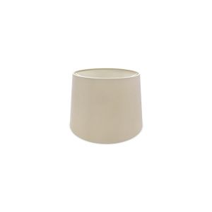 Sutton Dual Mount Round Empire, 240/300 x 200mm Dual Faux Silk Fabric Shade, Nude Beige/Moonlight