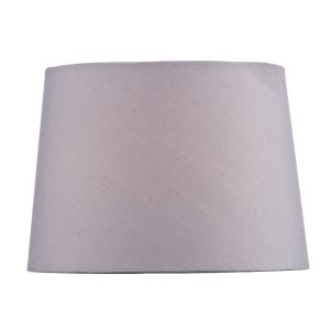 Wickford E27 Grey Cotton Tapered 26cm Drum Shade (Shade Only)