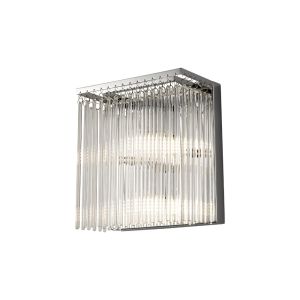 Zanthe Wall Lamp 2 Light G9 Polished Chrome/Clear Glass